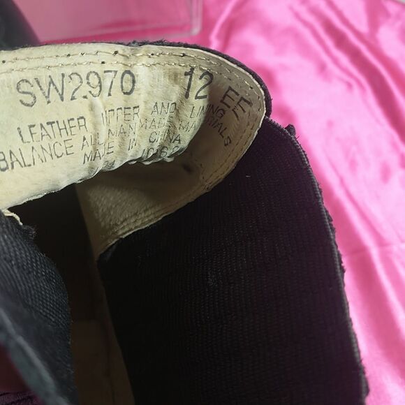 Durango Western Cowboy Chelsea Ankle Boots Mens 12 EE Black Leather - Picture 2 of 10